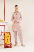 2 Piece Printed Suit - Stitched