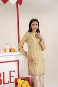 2 Piece Printed Suit - Stitched